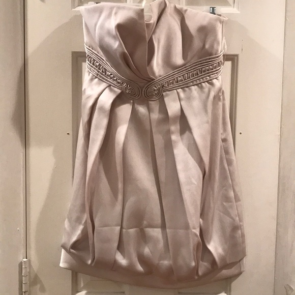 Silk strapless bubble dress - Picture 1 of 8